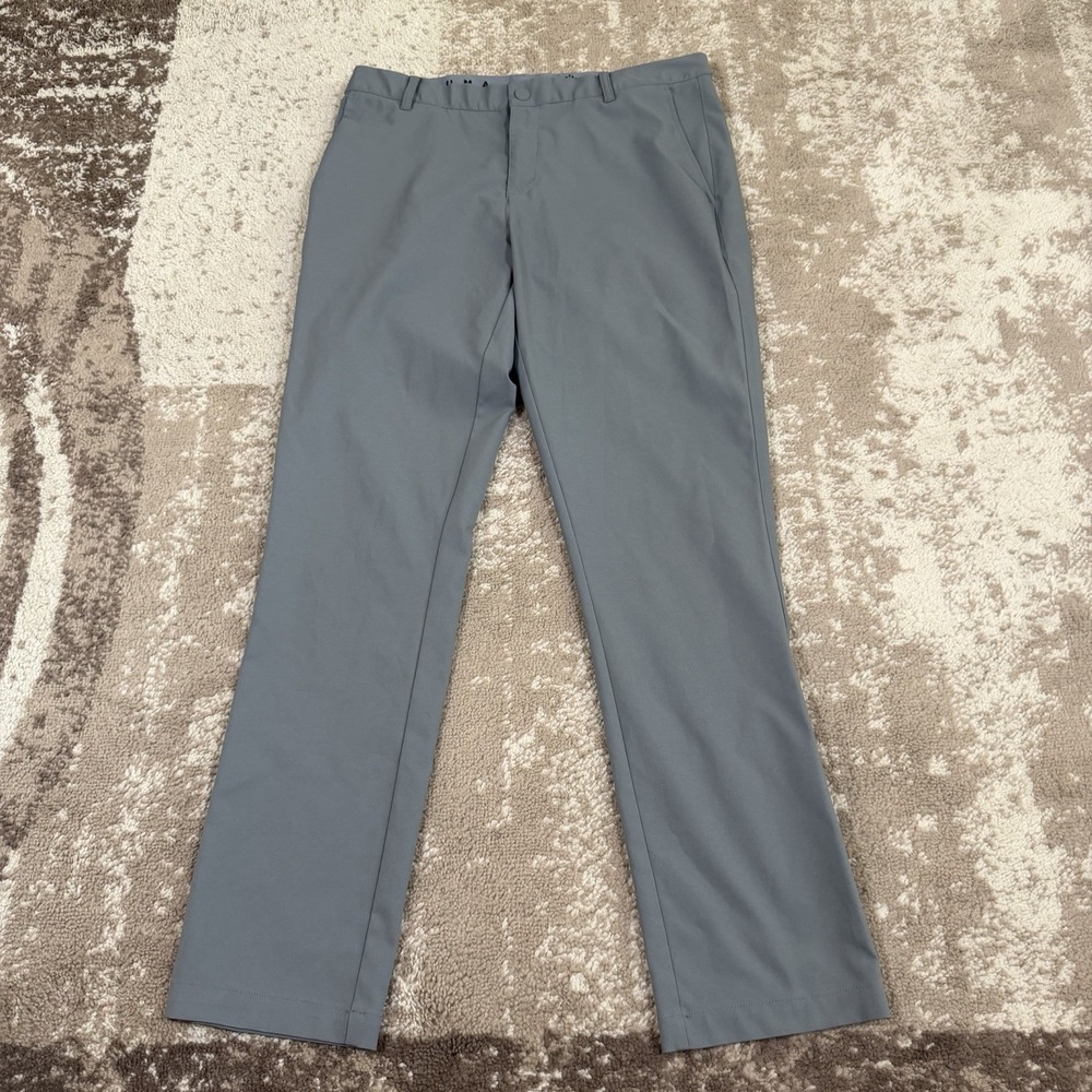 Puma Way 1 Golf Pants Mens 33x32 Gray Straight Leg Regular Fit Performance
